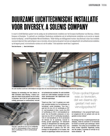 Artikel in Installatie en bouw Diversey door Schilt